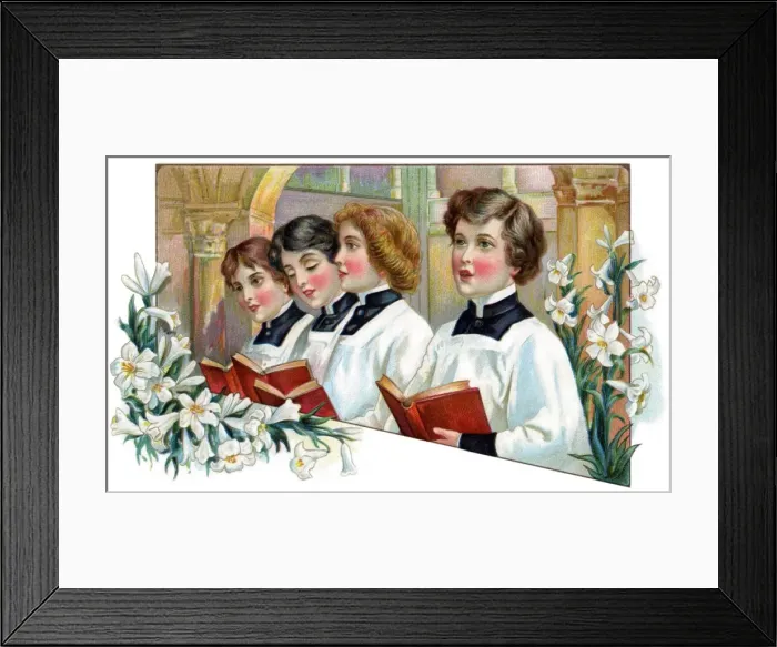 Framed Print : Church choristers Framed Print : Church choristers