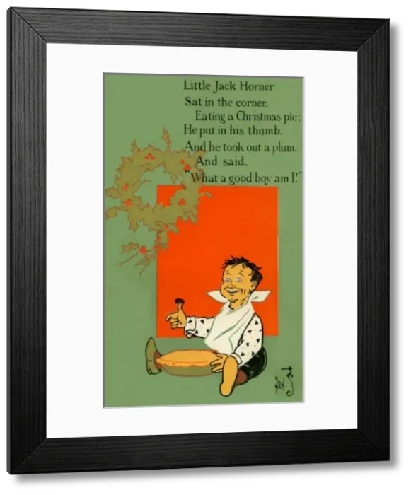 Framed Print : Little Jack Horner Framed Print : Little Jack Horner