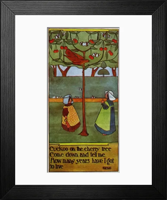 Framed Print : Cuckoo on the cherry tree Framed Print : Cuckoo on the cherry tree