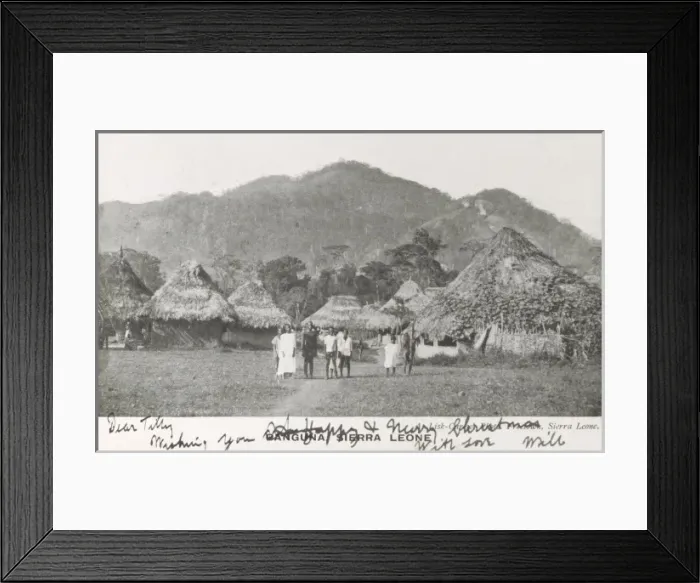Framed Print : Sierra Leone - Panguma Framed Print : Sierra Leone - Panguma