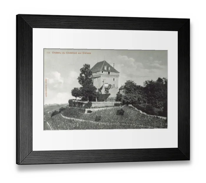 Framed Print : Switzerland - Chateau du Chatelard sur Clarens Framed Print : Switzerland - Chateau du Chatelard sur Clarens