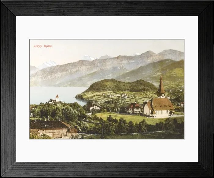 Framed Print : Switzerland - Spiez Framed Print : Switzerland - Spiez