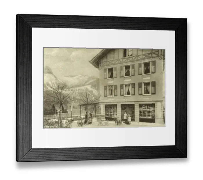 Framed Print : Switzerland - Les Avants - Boulangerie and Patisserie Framed Print : Switzerland - Les Avants - Boulangerie and Patisserie