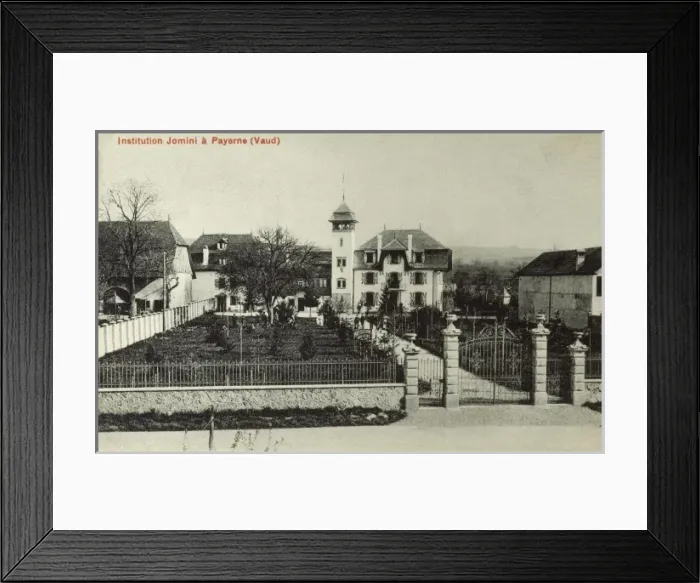 Framed Print : Switzerland - Payerne (Vaud) - Institution Jomini Framed Print : Switzerland - Payerne (Vaud) - Institution Jomini