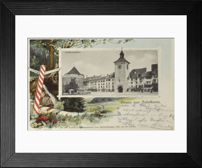 Framed Print : Switzerland - Solothurn - Amthausplatz Framed Print : Switzerland - Solothurn - Amthausplatz
