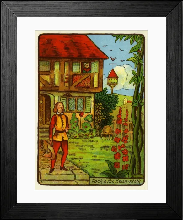 Framed Print : Jack & the Beanstalk Framed Print : Jack & the Beanstalk