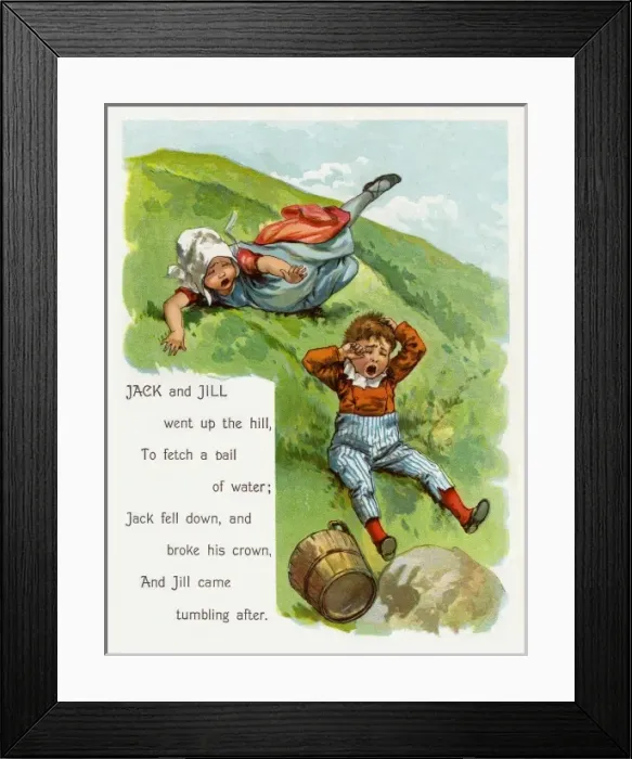 Framed Print : Jack and Jill Framed Print : Jack and Jill