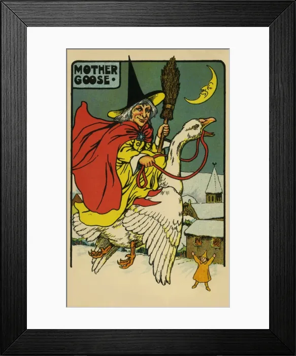 Framed Print : Mother Goose Framed Print : Mother Goose
