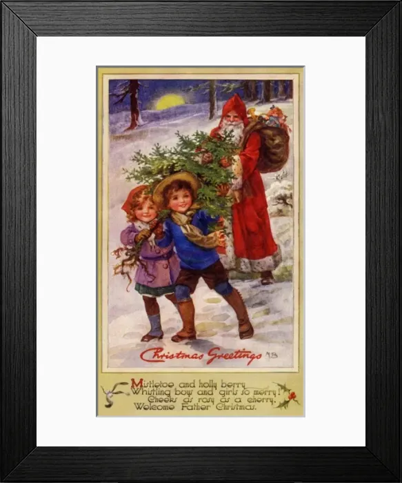 Framed Print : May Bowley. C3001b Xmas Framed Print : May Bowley. C3001b Xmas
