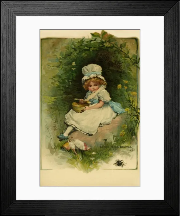 Framed Print : JL. Little Miss Muffett Framed Print : JL. Little Miss Muffett