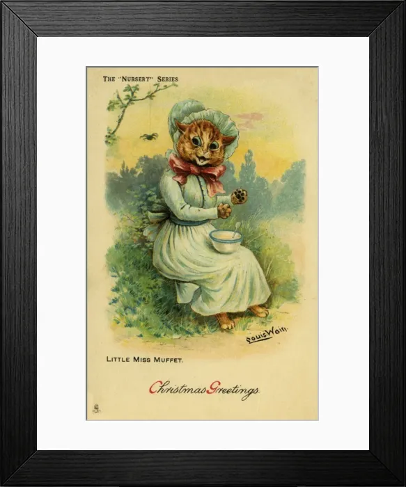 Framed Print : Little Miss Muffet Framed Print : Little Miss Muffet