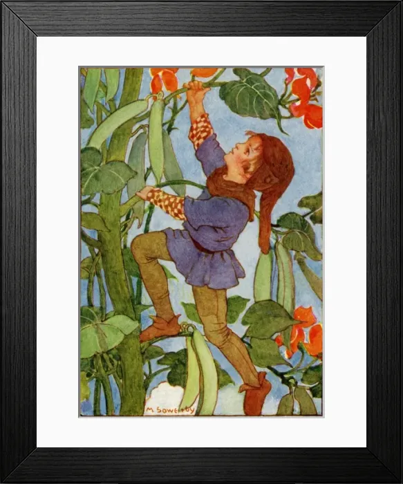 Framed Print : Jack & the Beanstalk Framed Print : Jack & the Beanstalk