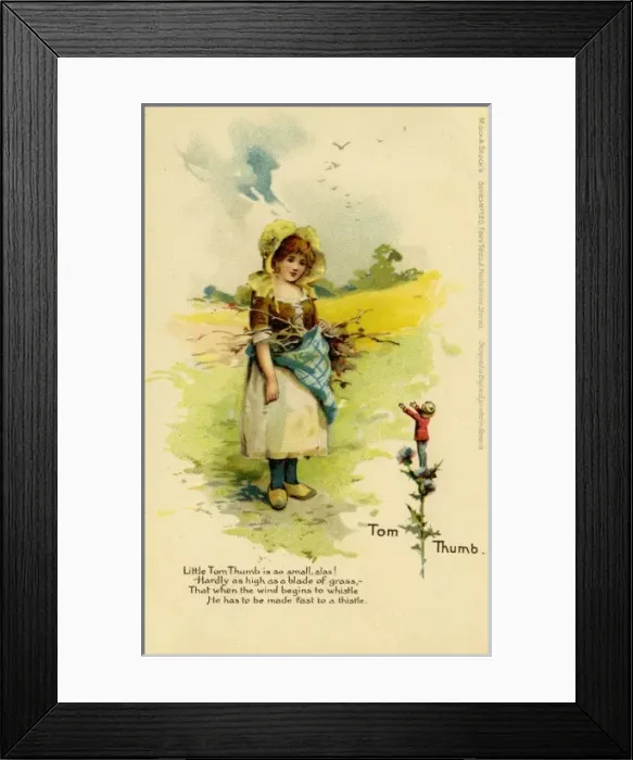 Framed Print : Tom Thumb. Little Tom Thumb is so small, alas Framed Print : Tom Thumb. Little Tom Thumb is so small, alas