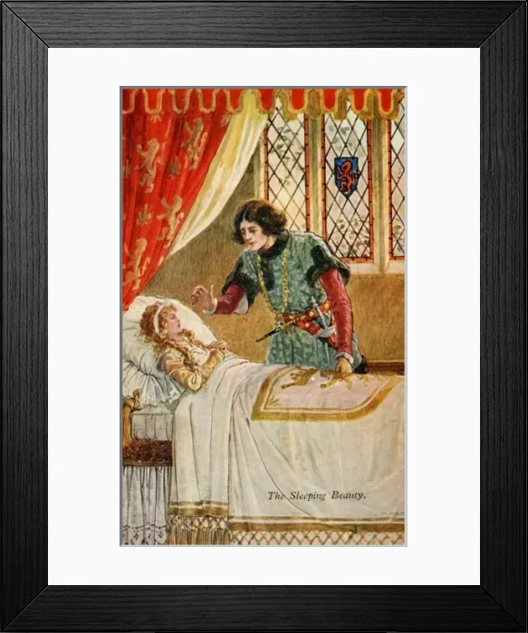 Framed Print : JH Hartley. The sleeping beauty Framed Print : JH Hartley. The sleeping beauty