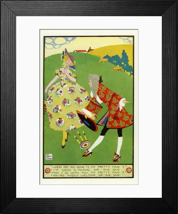 Framed Print : Where are you going to, my pretty maid? Framed Print : Where are you going to, my pretty maid?