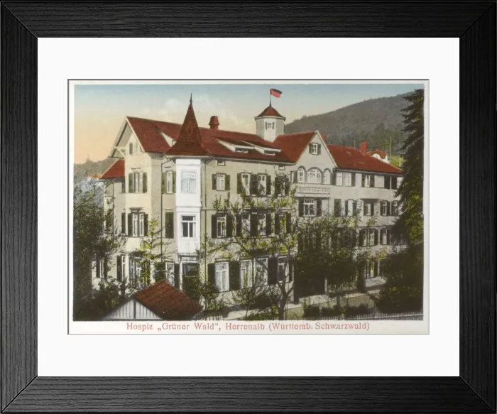 Framed Print : Gruner Wald Hospice / Rest Home Framed Print : Gruner Wald Hospice / Rest Home
