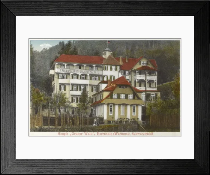 Framed Print : Gruner Wald Hospice / Rest Home Framed Print : Gruner Wald Hospice / Rest Home