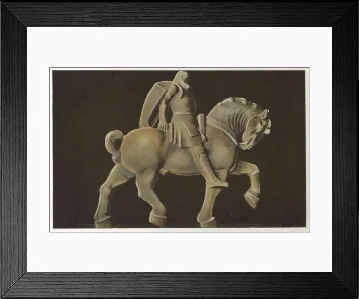 Framed Print : Leipzig - Rider in the Volkerschlachtdenkmal Framed Print : Leipzig - Rider in the Volkerschlachtdenkmal
