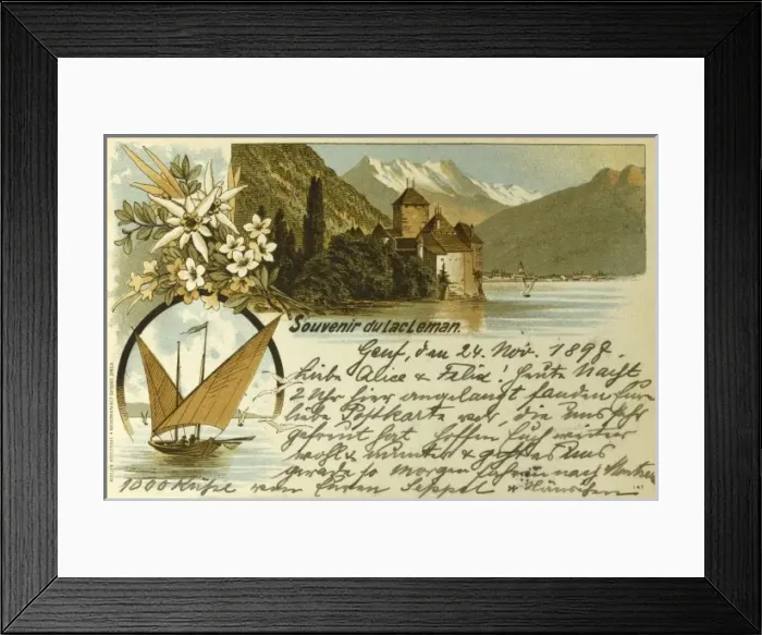 Framed Print : Switzerland - Lac Leman (Lake Geneva) Framed Print : Switzerland - Lac Leman (Lake Geneva)