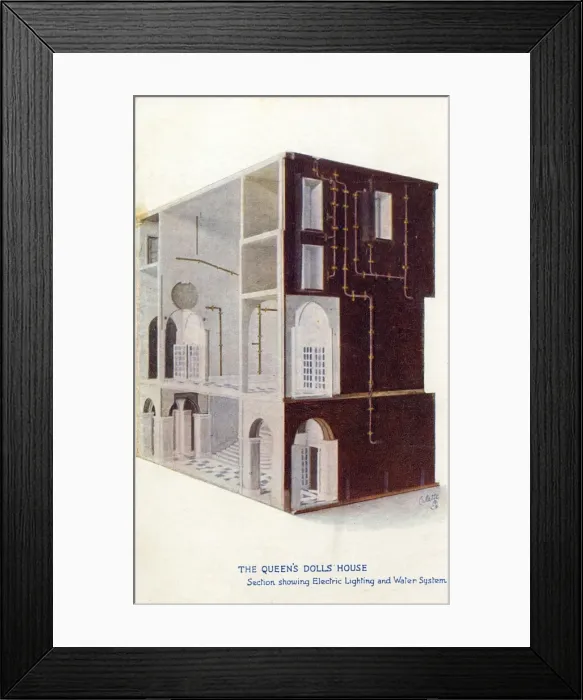 Framed Print : The Queens Dolls House Framed Print : The Queens Dolls House