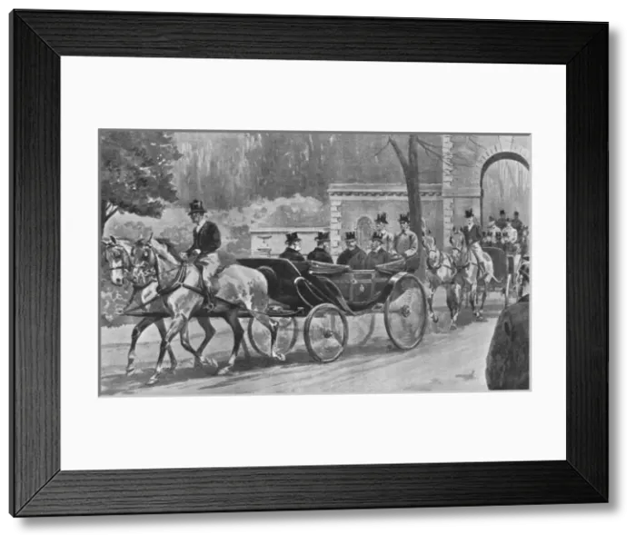 Framed Print : Accession of Edward VII Framed Print : Accession of Edward VII