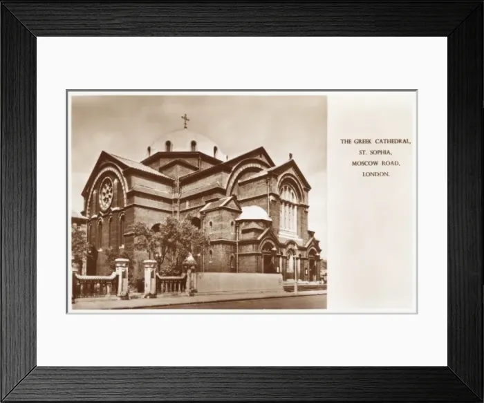 Framed Print : The Greek Cathedral, St. Sophia, London Framed Print : The Greek Cathedral, St. Sophia, London