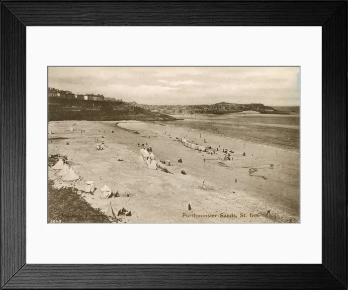 Framed Print : St. Ives, Cornwall - Porthminster Sands Framed Print : St. Ives, Cornwall - Porthminster Sands