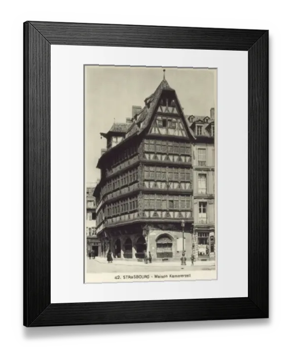 Framed Print : Strasbourg - Maison Kammerzell Framed Print : Strasbourg - Maison Kammerzell