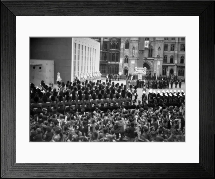 Framed Print : Coronation. Escort of Guards Framed Print : Coronation. Escort of Guards