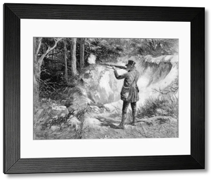 Framed Print : Chantreys Famous Shot Framed Print : Chantreys Famous Shot