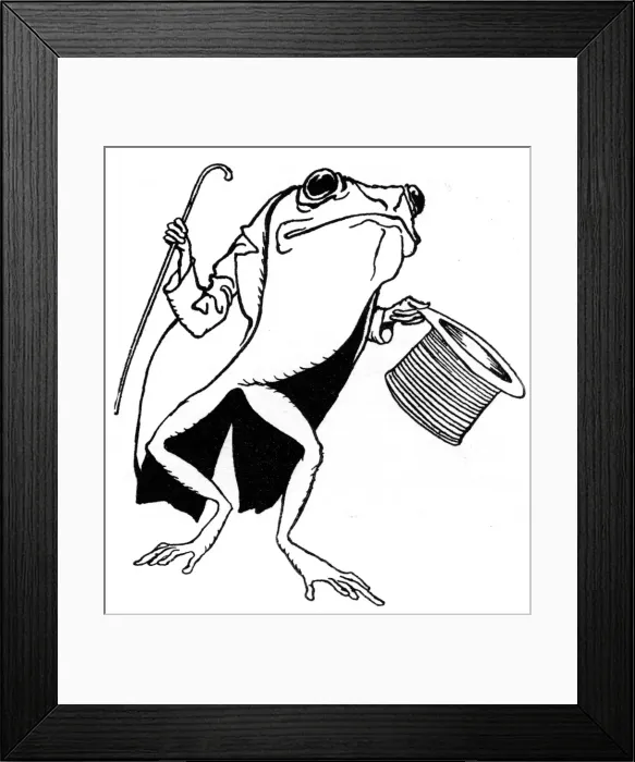 Framed Print : A Frog He Would A-Wooing Go Framed Print : A Frog He Would A-Wooing Go