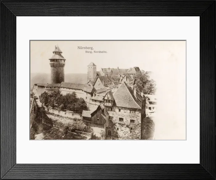Framed Print : Nurnberg, Germany - North side of the Castle Framed Print : Nurnberg, Germany - North side of the Castle