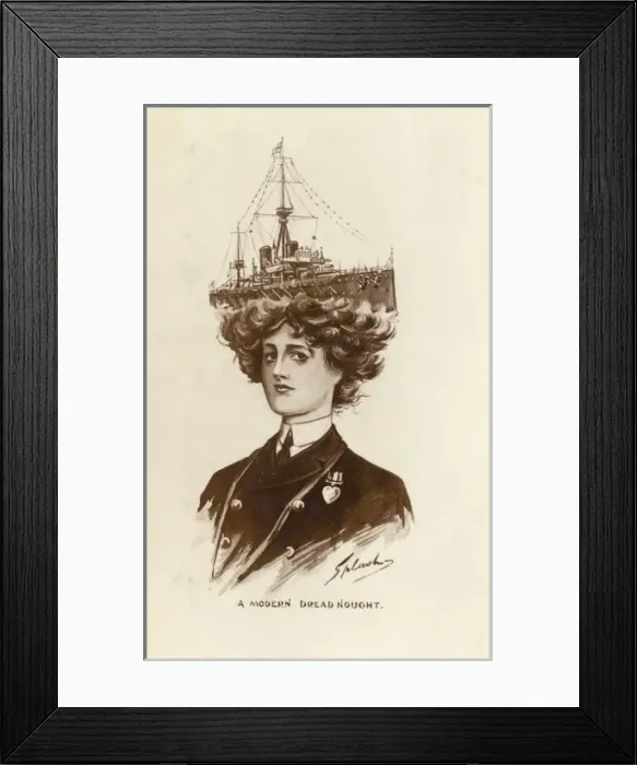 Framed Print : A Modern Dreadnought Framed Print : A Modern Dreadnought