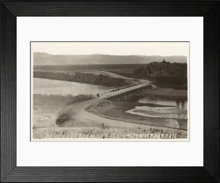Framed Print : Israel - Sea of Galilee - River Jordan Framed Print : Israel - Sea of Galilee - River Jordan