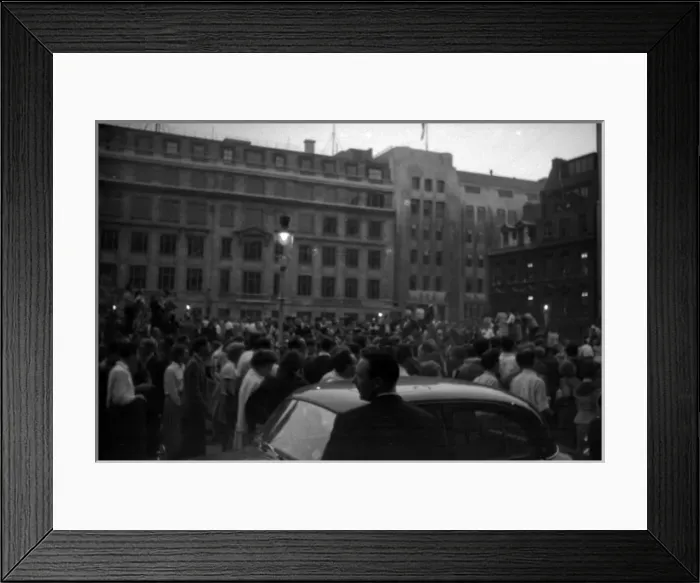 Framed Print : Coronation. Wide shot of events, Golden Sq Framed Print : Coronation. Wide shot of events, Golden Sq
