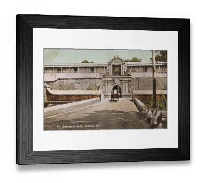 Framed Print : Fort Santiago Gate - Manila, Phillipines Framed Print : Fort Santiago Gate - Manila, Phillipines