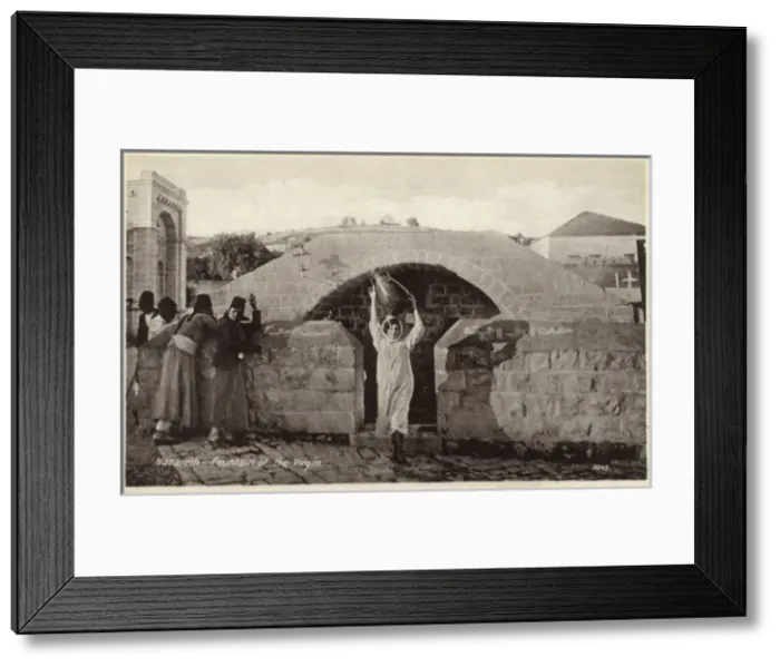 Framed Print : Israel - Nazareth - Fountain of the Virgin Framed Print : Israel - Nazareth - Fountain of the Virgin