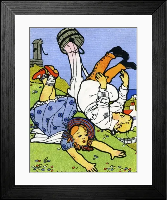 Framed Print : D Carleton-Smyth. Jack and Jill Framed Print : D Carleton-Smyth. Jack and Jill