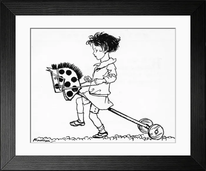 Framed Print : Ride-a-Cock Horse Framed Print : Ride-a-Cock Horse