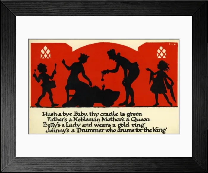 Framed Print : ELH. Hush-a-bye baby Framed Print : ELH. Hush-a-bye baby