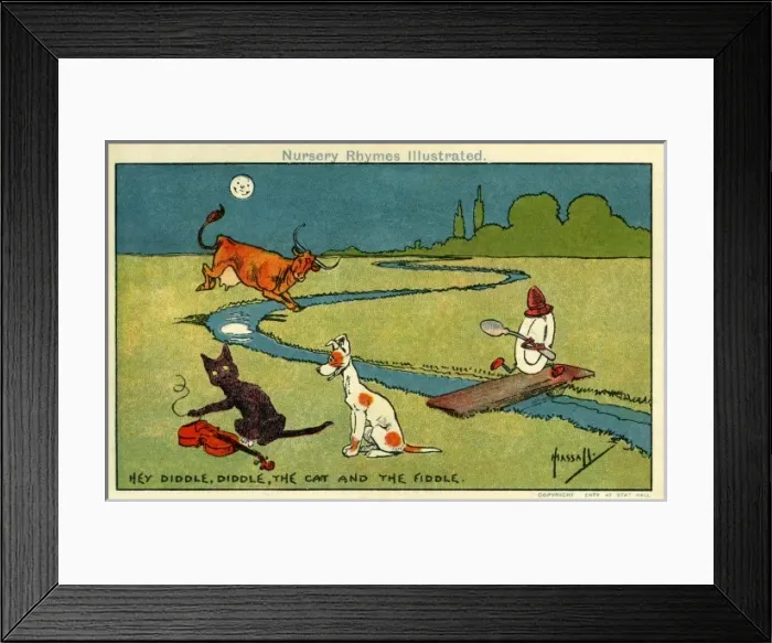Framed Print : J Hassall. Hey diddle diddle Framed Print : J Hassall. Hey diddle diddle