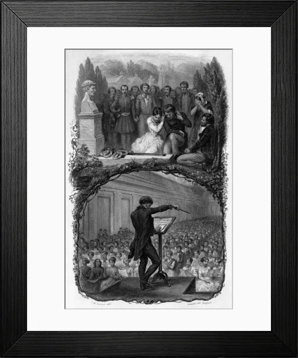 Framed Print : Conductor and orchestra Framed Print : Conductor and orchestra
