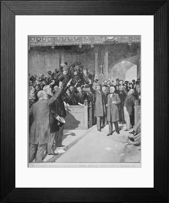 Framed Print : Gladstone after the Great Division Framed Print : Gladstone after the Great Division