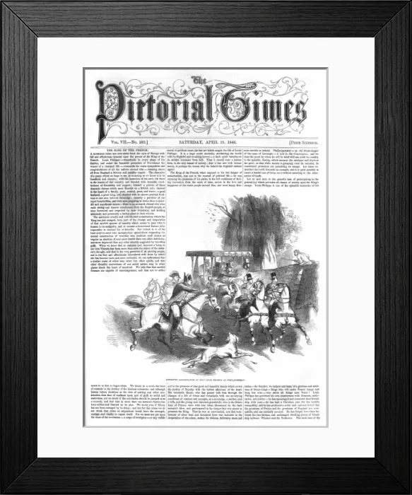 Framed Print : Attempt to assassinate King Louis Philippe Framed Print : Attempt to assassinate King Louis Philippe