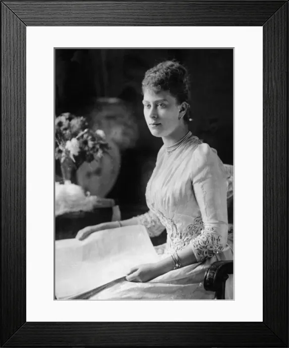 Framed Print : Queen Mary when Princess May of Teck Framed Print : Queen Mary when Princess May of Teck
