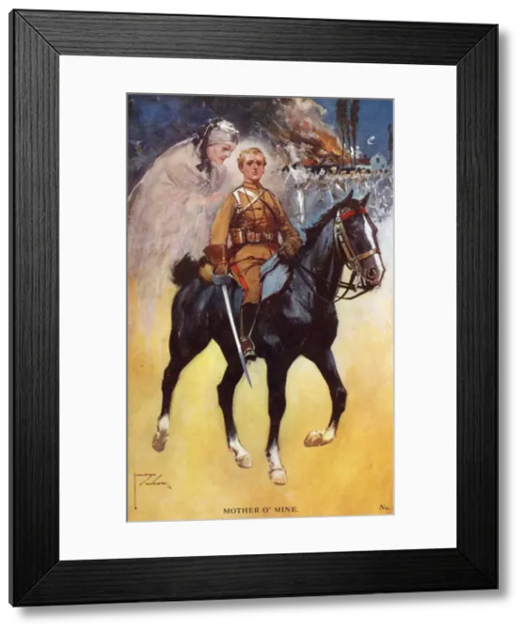Framed Print : Mother O Mine - Young cavalry soldier Framed Print : Mother O Mine - Young cavalry soldier