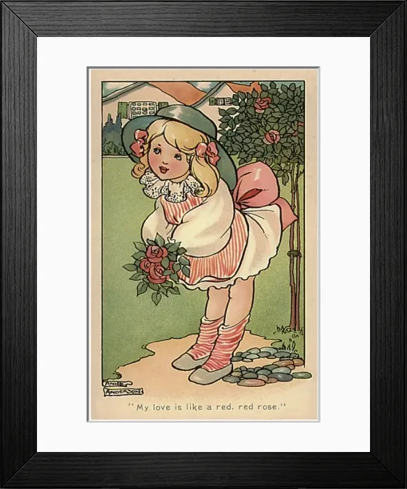 Framed Print : My love is like a red, red rose Framed Print : My love is like a red, red rose
