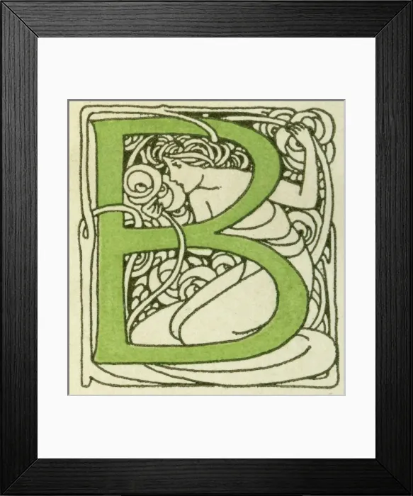 Framed Print : Alphabet -- Letter B Framed Print : Alphabet -- Letter B