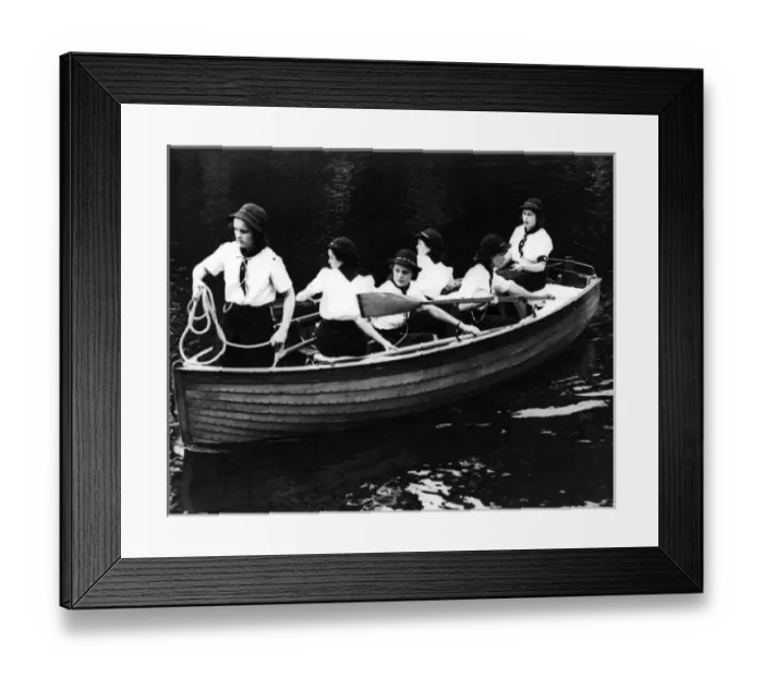 Framed Print : Princess Elizabeth at a Girl Guide camp Framed Print : Princess Elizabeth at a Girl Guide camp