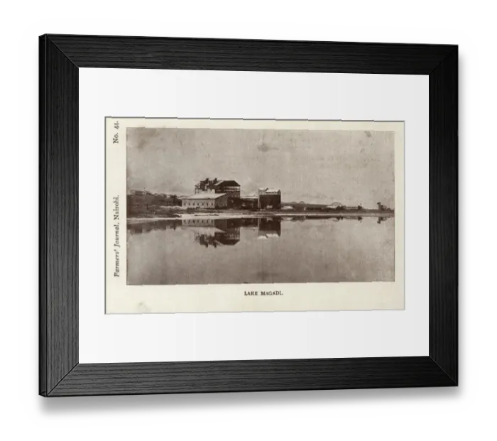 Framed Print : Kenya, Africa - Lake Magadi Framed Print : Kenya, Africa - Lake Magadi